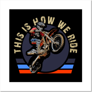 Motocross Dirt Bike Racing Sport Posters and Art